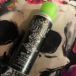 BedHead Rockaholic Dirty Secret Dry Shampoo - Black with Bright Green Cap